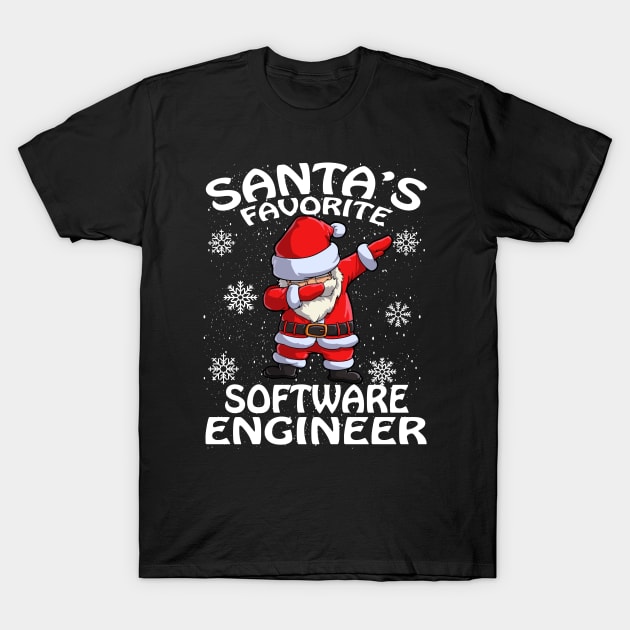 Santas Favorite Software Engineer Christmas T-Shirt by intelus